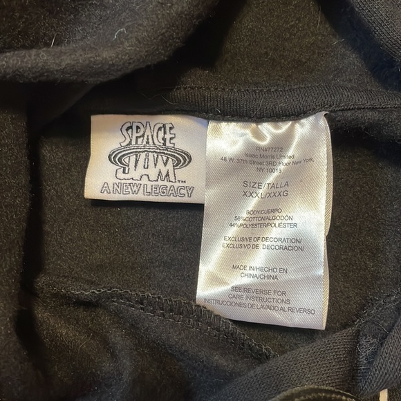 Space jam a new legacy hooded pullover sweatshirt NWOT - Picture 3 of 5